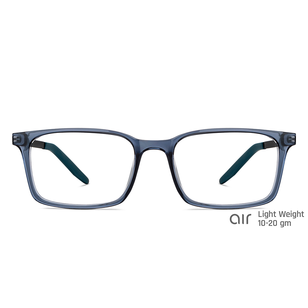 Lenskart Air Light Gray Full Rim Rectangle right side