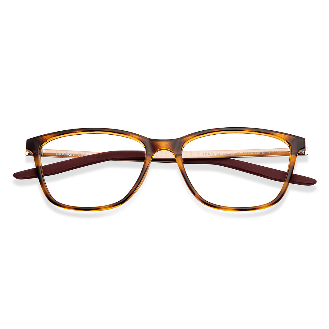 Lenskart Air Online Tortoise Full Rim Rectangle left side