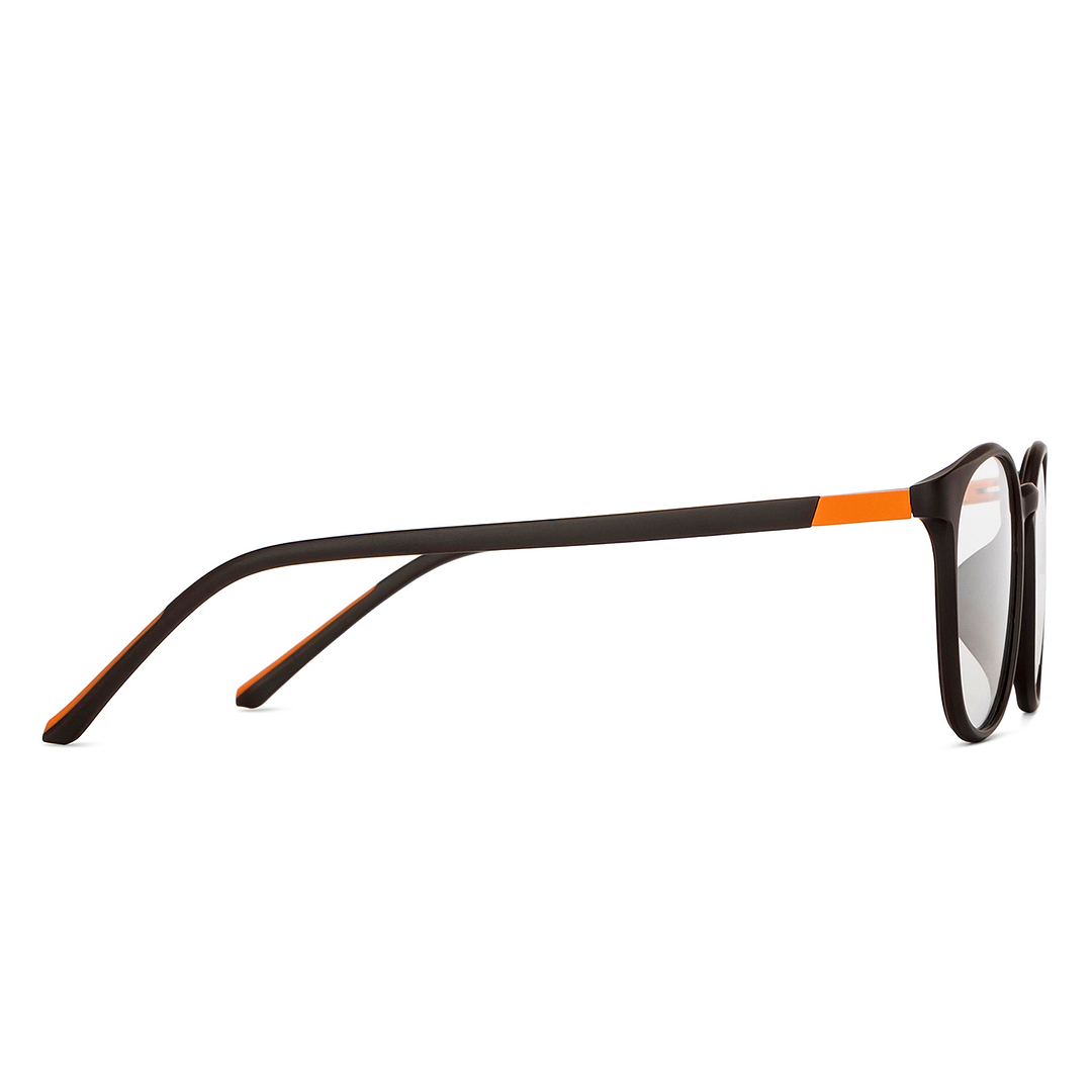 Lenskart Air Online Light Brown Full Rim Round left side