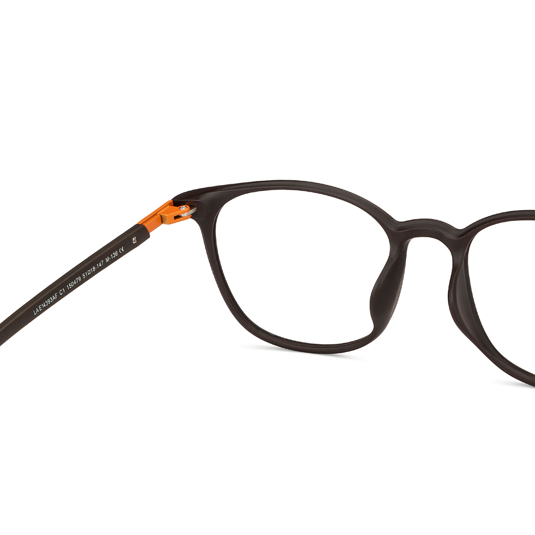 Lenskart Air Online Light Brown Full Rim Round right side