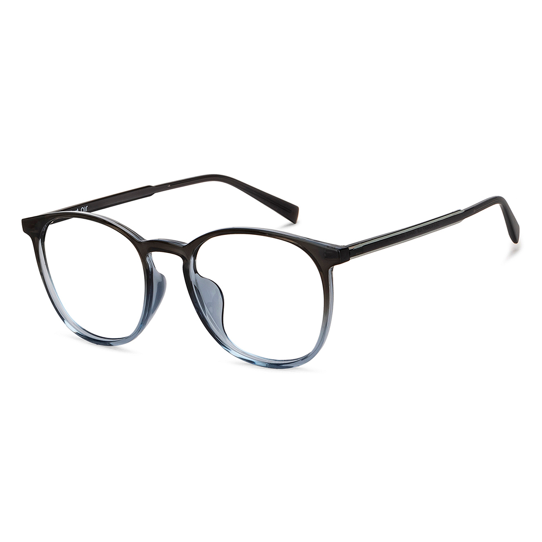 Lenskart Air Online Blue Transparent Full Rim Round right side