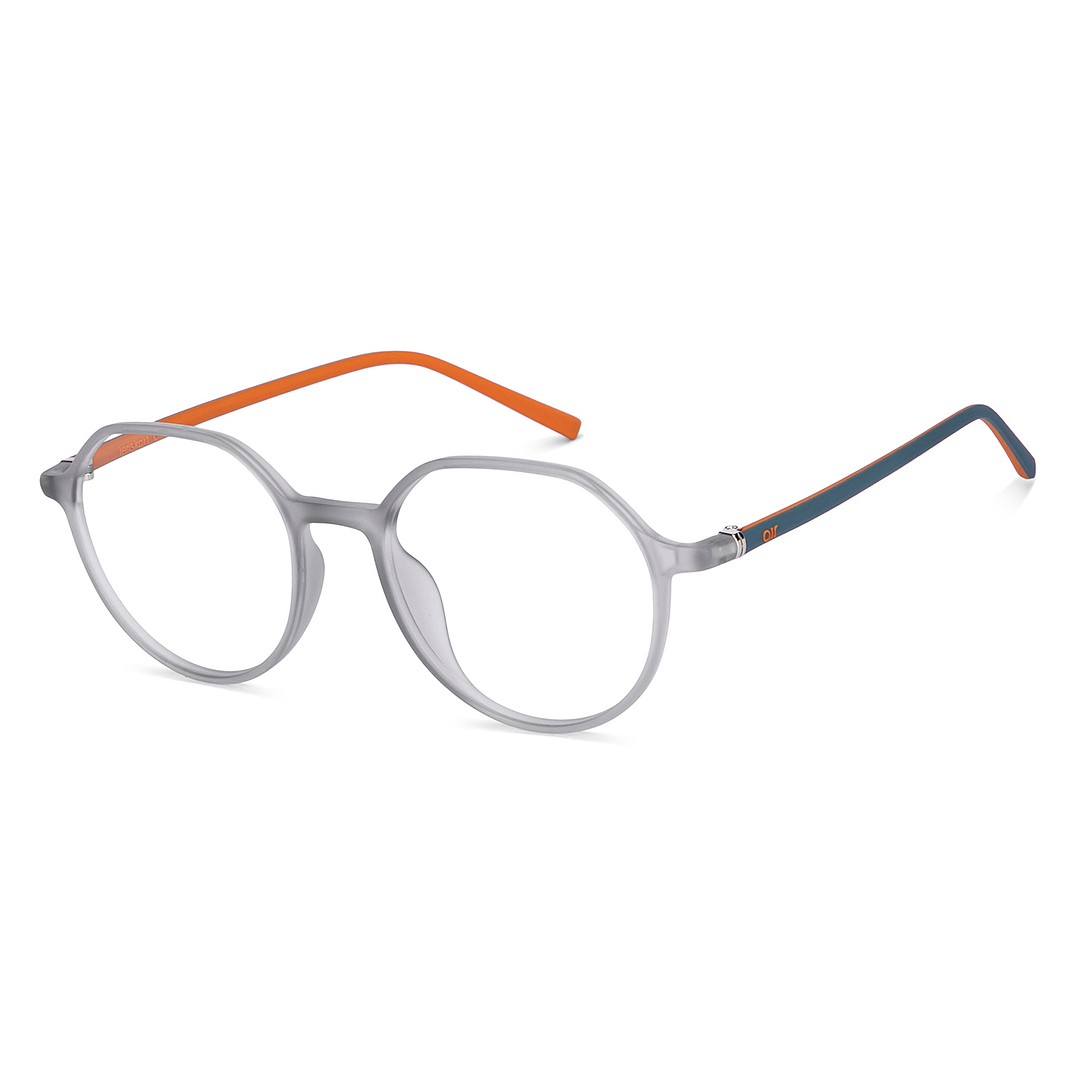 Lenskart Air Online Orange Full Rim Round right side