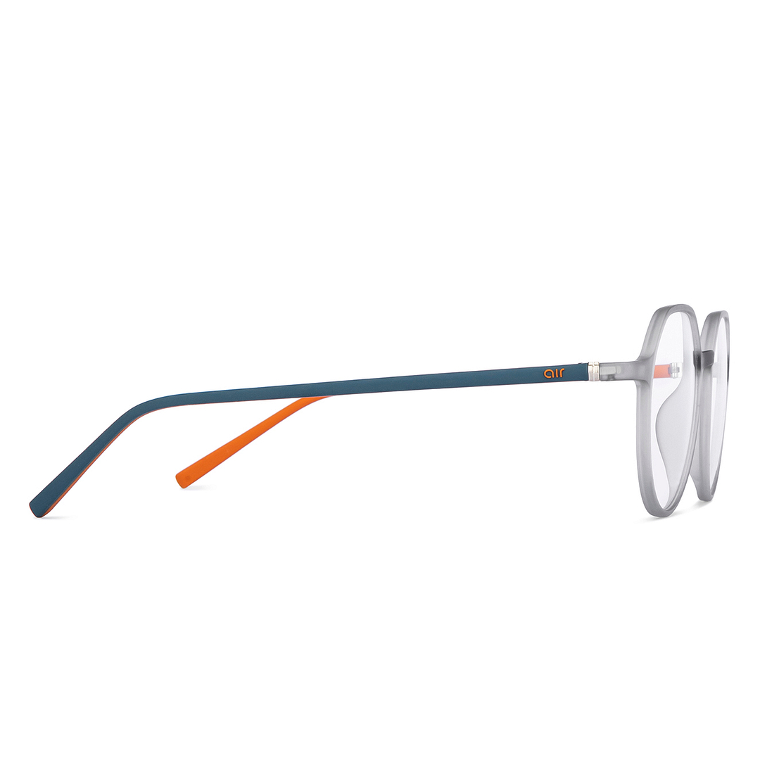 Lenskart Air Online Orange Full Rim Round left side