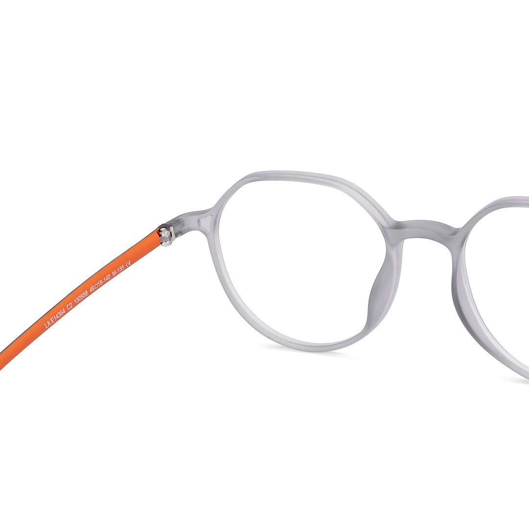Lenskart Air Online Orange Full Rim Round right side