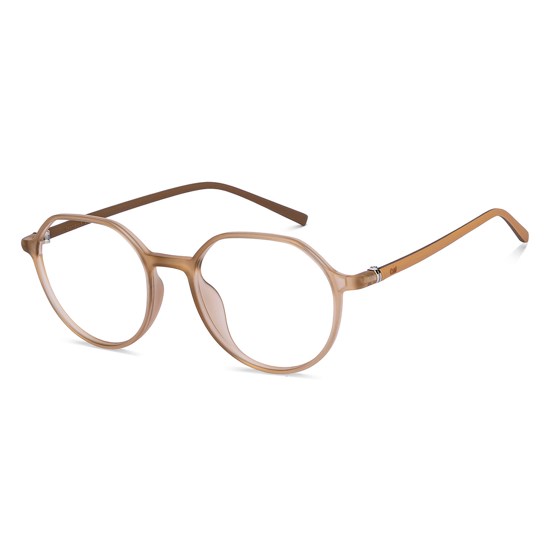 Lenskart Air Online Brown Transparent Full Rim Square right side
