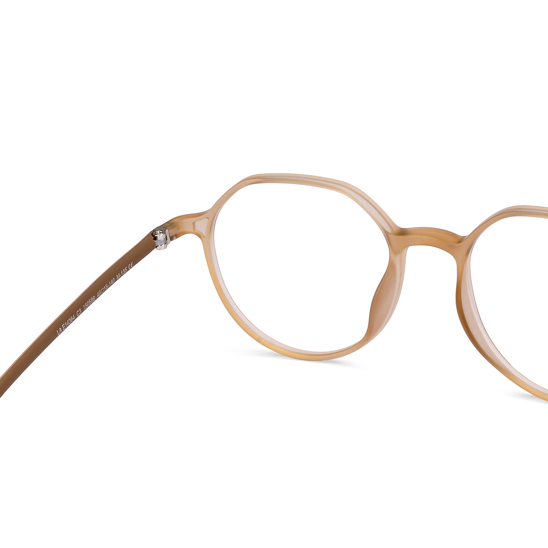 Lenskart Air Online Brown Transparent Full Rim Square right side