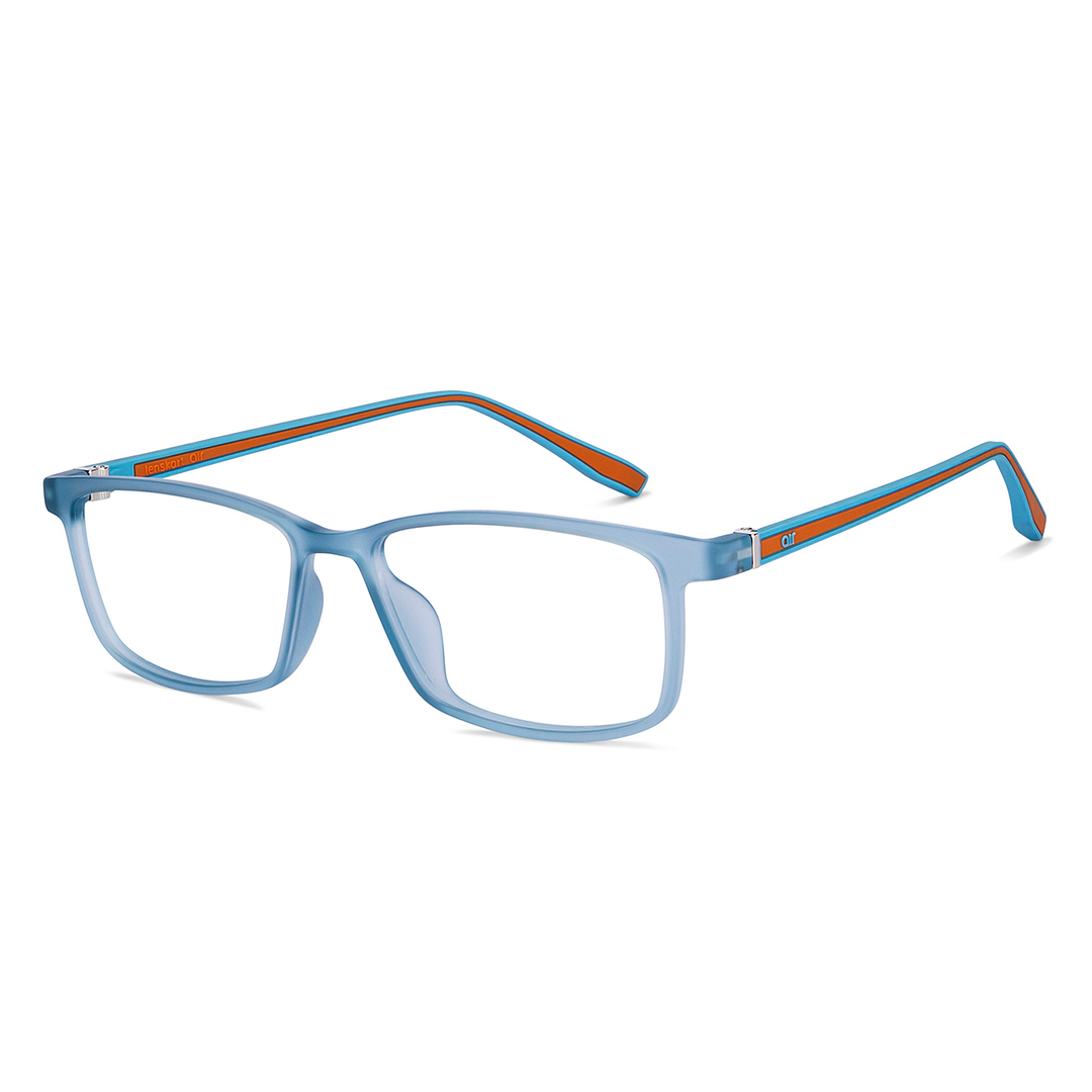 Lenskart Air Online Blue Transparent Full Rim Rectangle right side