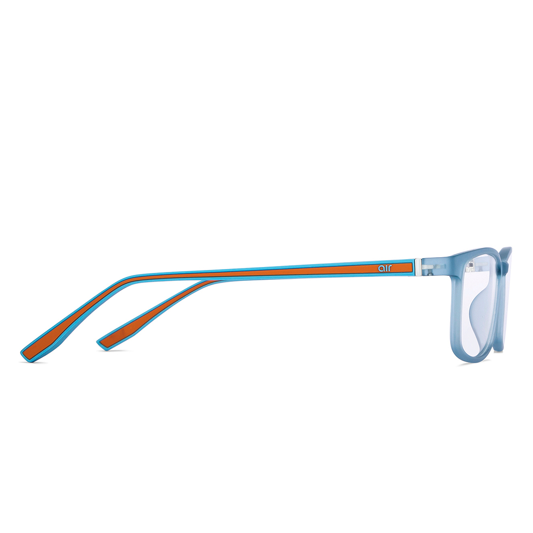 Lenskart Air Online Blue Transparent Full Rim Rectangle left side
