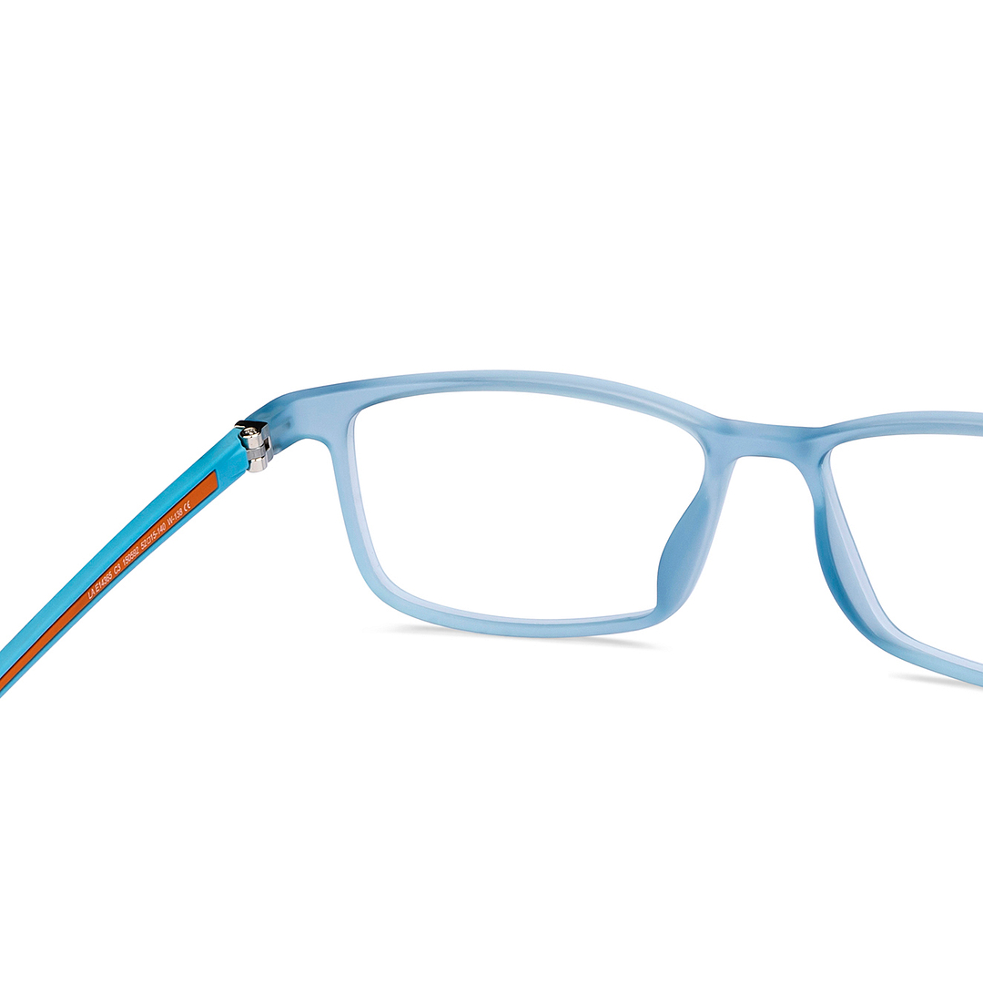 Lenskart Air Online Blue Transparent Full Rim Rectangle right side