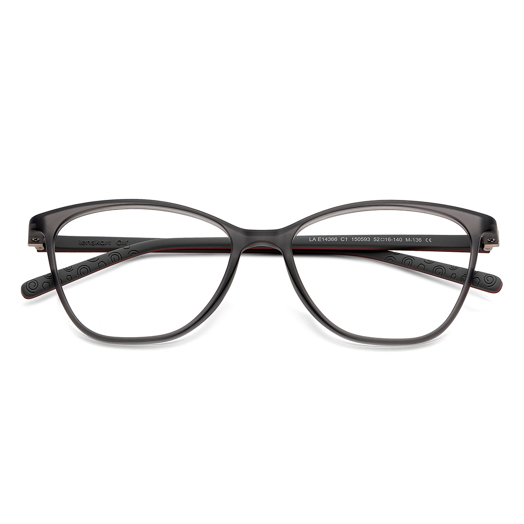 Lenskart Air Online Light Gray Full Rim Square left side