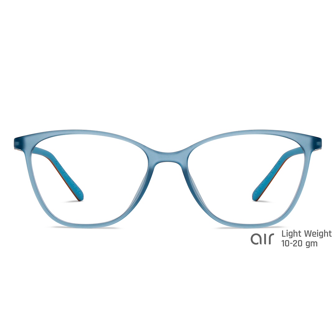 Lenskart Air Online Sky Blue Full Rim Square right side