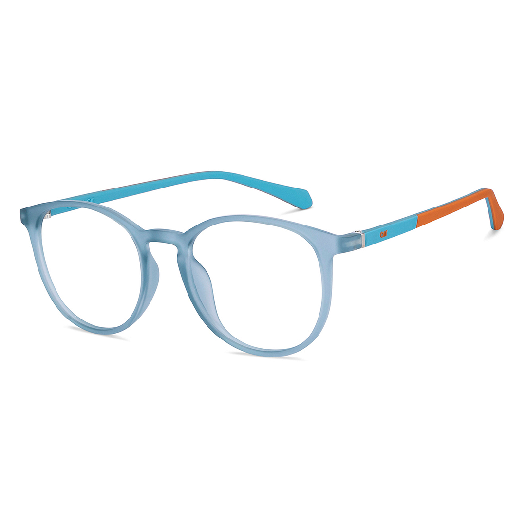 Lenskart Air Online Blue Transparent Full Rim Square right side