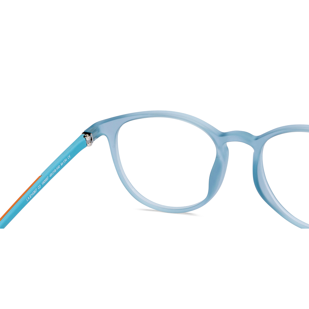 Lenskart Air Online Blue Transparent Full Rim Square right side