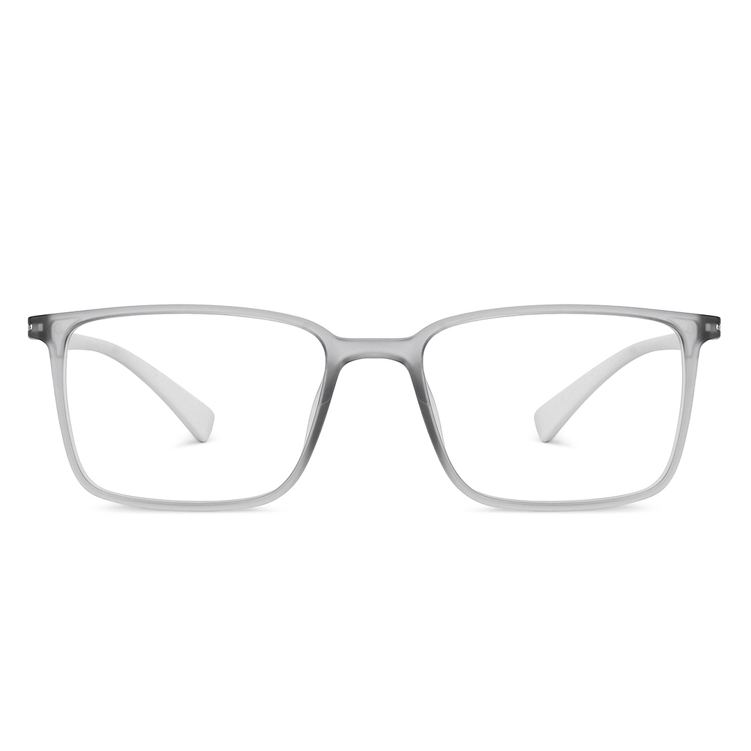 Lenskart Air Gray Transparent Full Rim Rectangle right side
