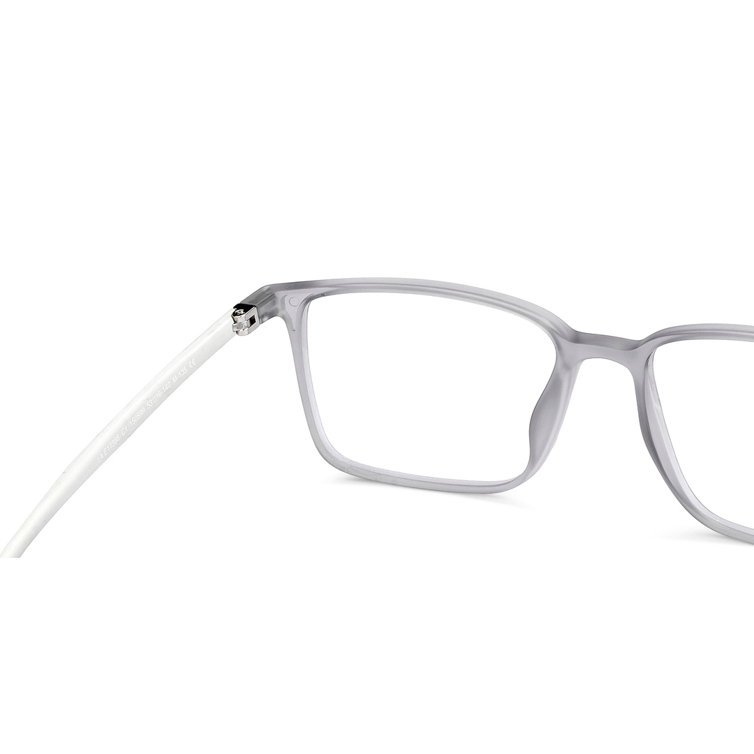 Lenskart Air Gray Transparent Full Rim Rectangle right side