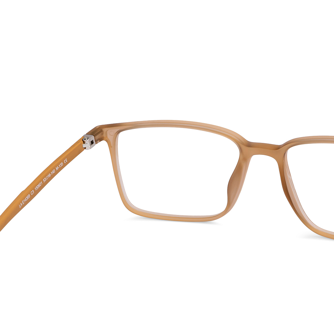 Lenskart Air Online Brown Transparent Full Rim Rectangle right side
