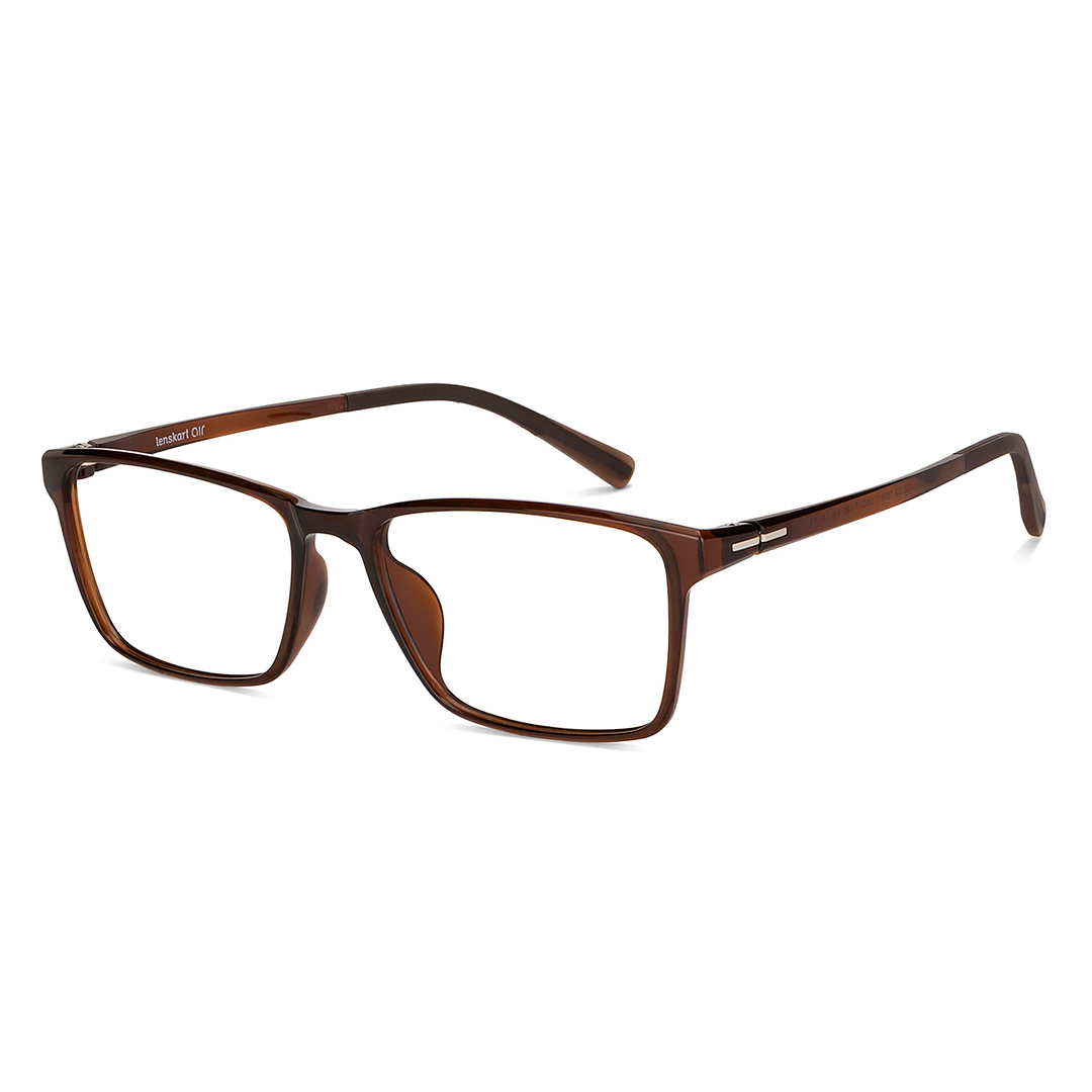 Lenskart Air Online Light Brown Full Rim Rectangle right side