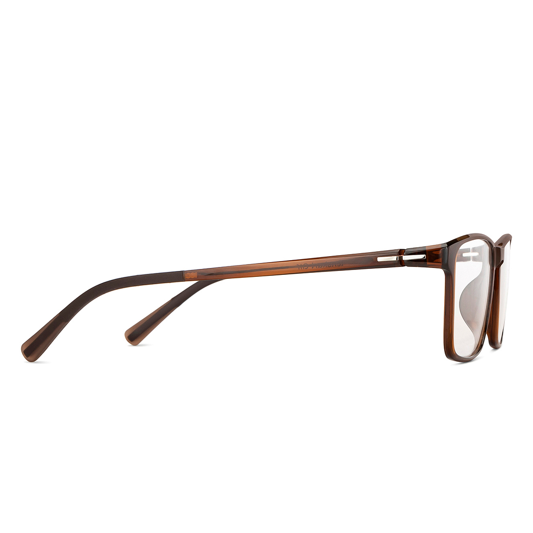 Lenskart Air Online Light Brown Full Rim Rectangle left side