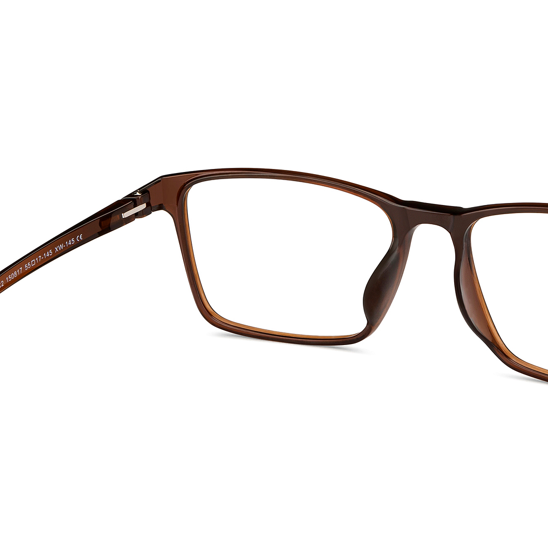 Lenskart Air Online Light Brown Full Rim Rectangle right side