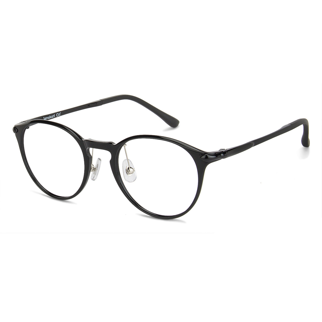 Lenskart Air Online Black Full Rim Round right side