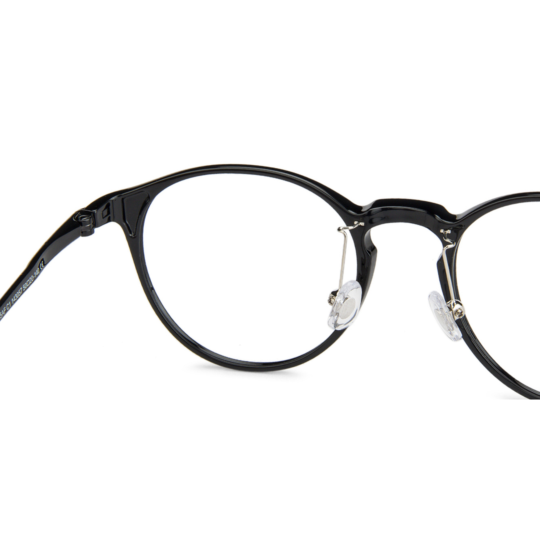 Lenskart Air Online Black Full Rim Round right side