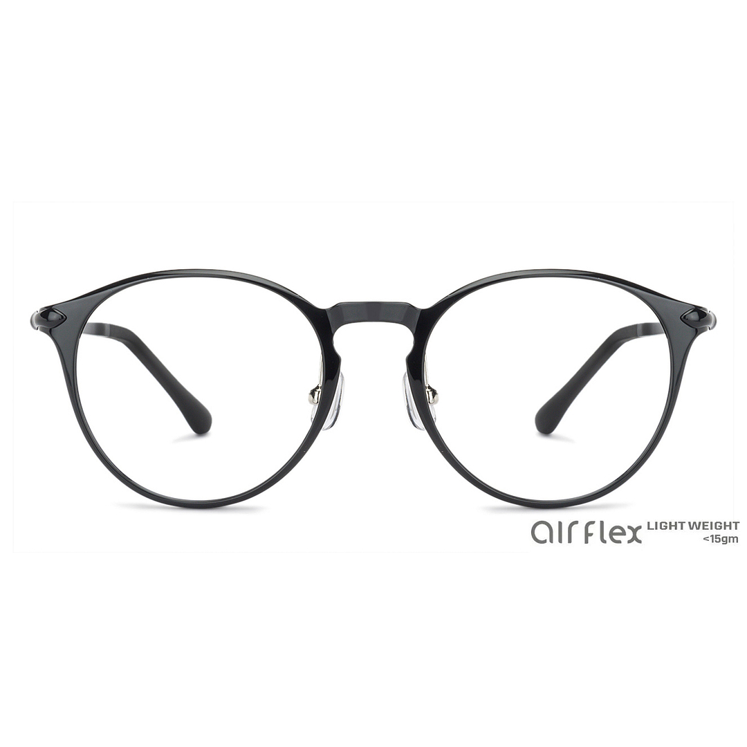 Lenskart Air Online Black Full Rim Round right side