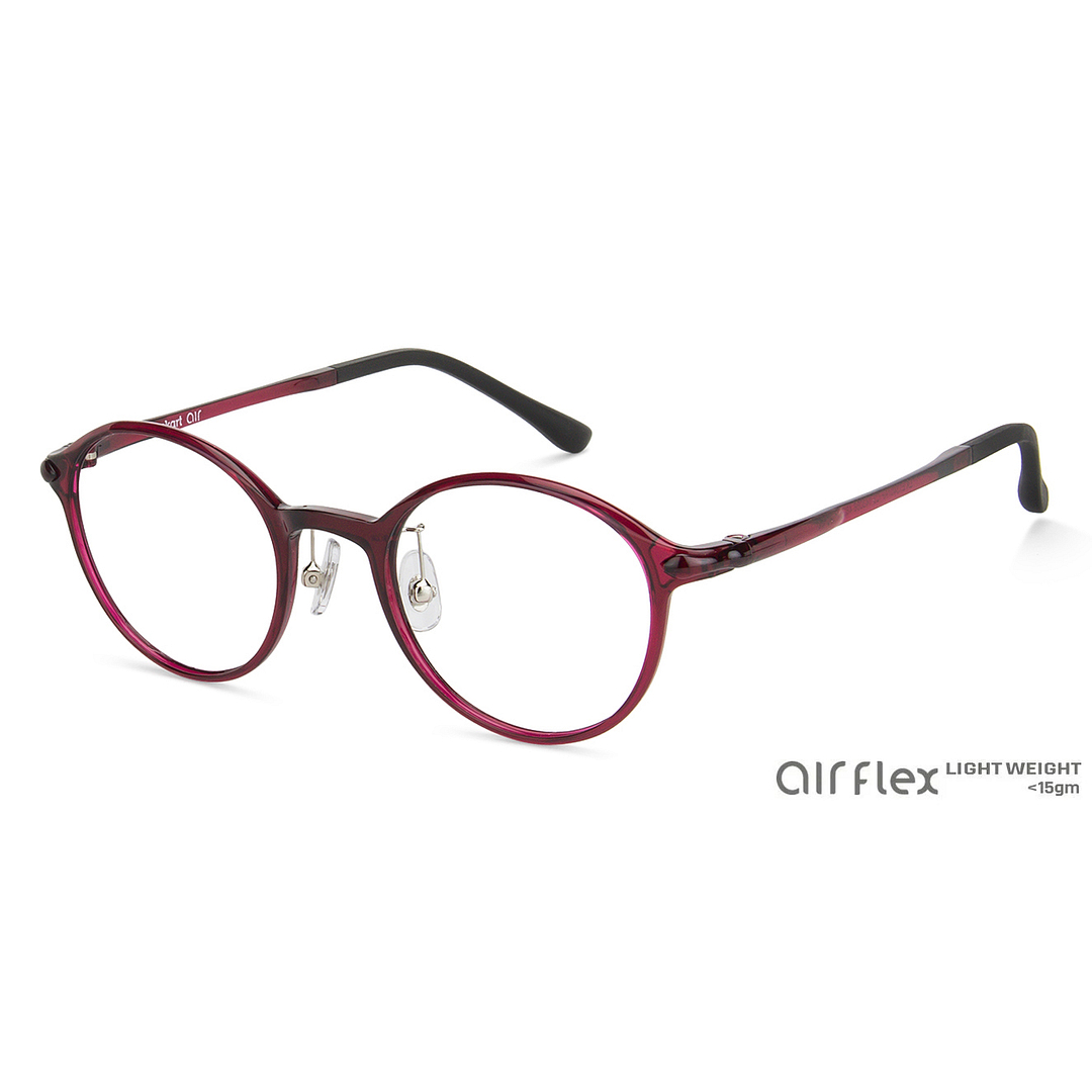 Lenskart Air Online Pink Full Rim Round left side
