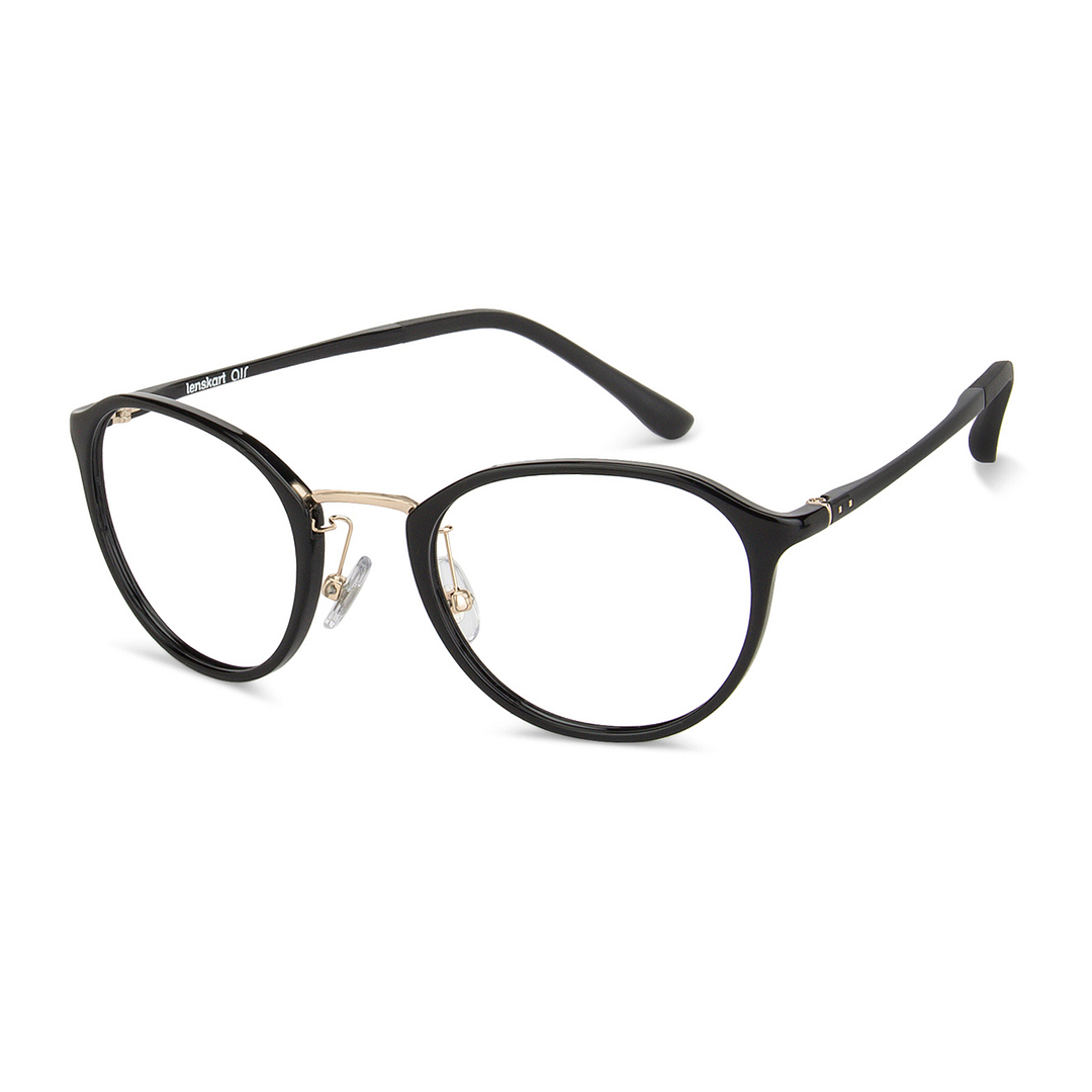 Lenskart Air Online Black Full Rim Round right side