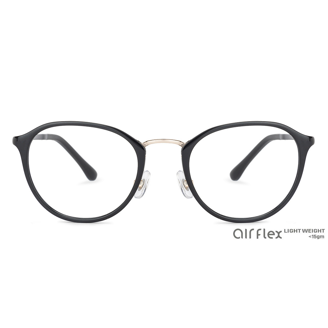 Lenskart Air Online Black Full Rim Round right side