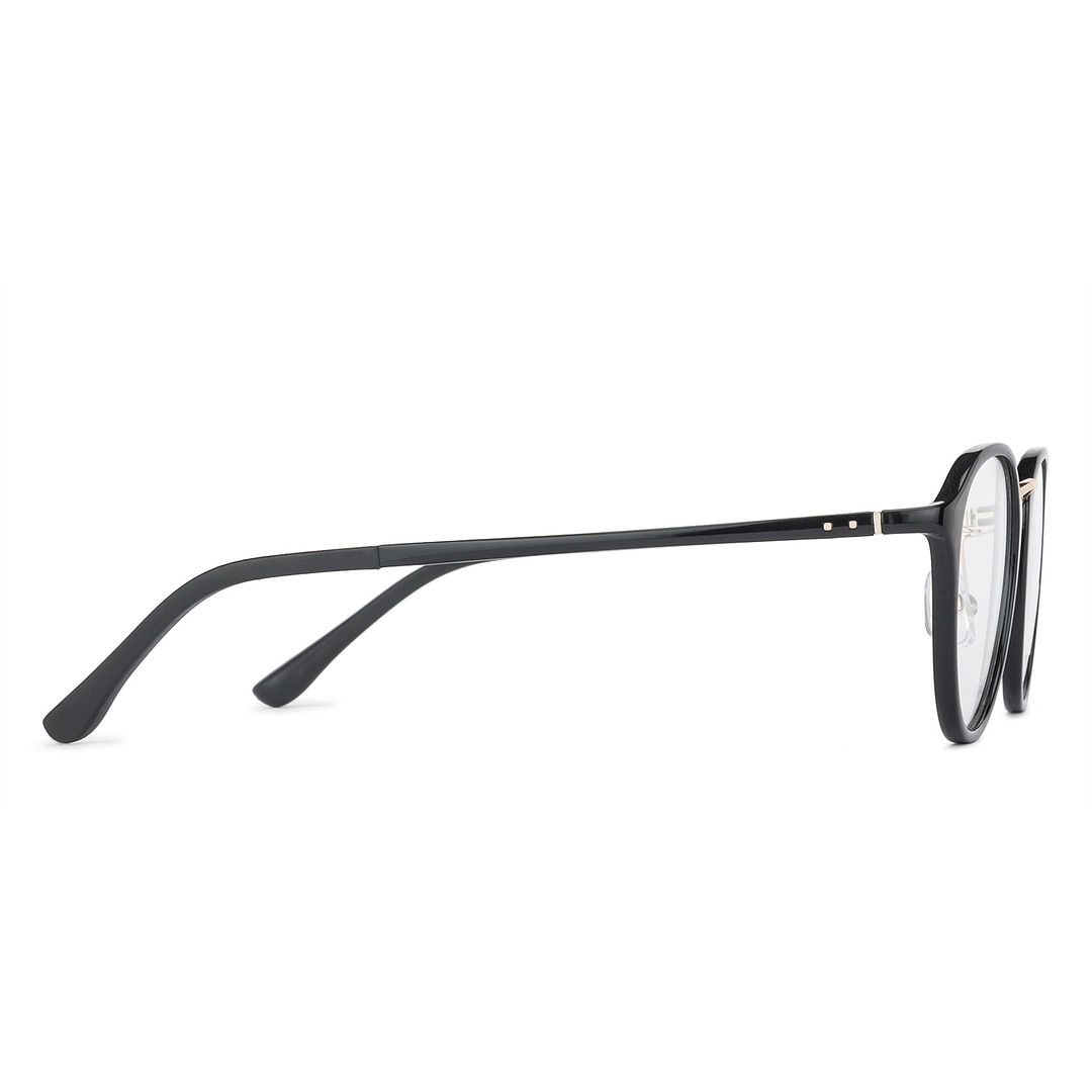 Lenskart Air Online Black Full Rim Round left side