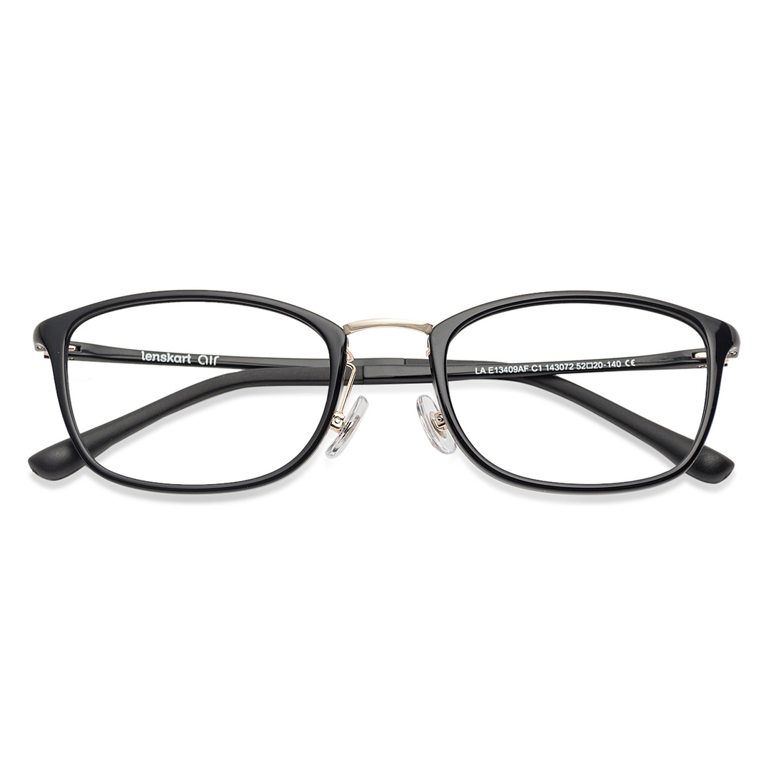 Lenskart Air Online Black Full Rim Rectangle left side