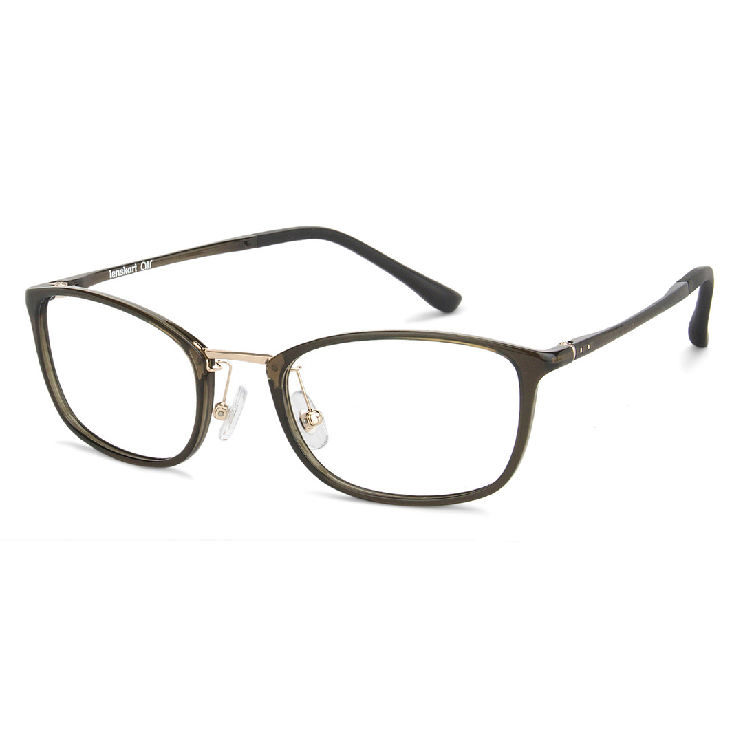 Lenskart Air Online Light Green Full Rim Rectangle right side
