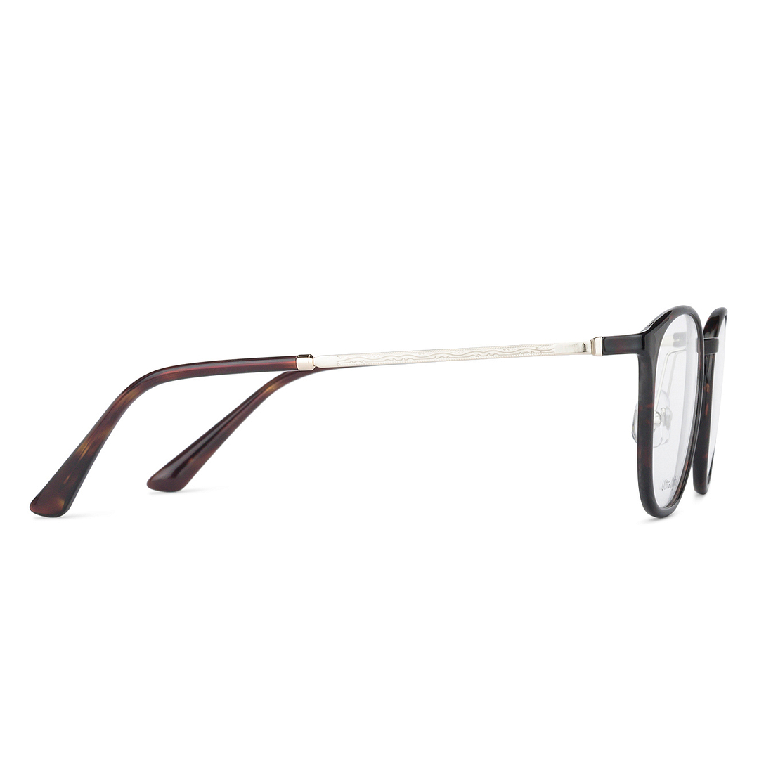 Lenskart Air Light Brown Full Rim Square left side