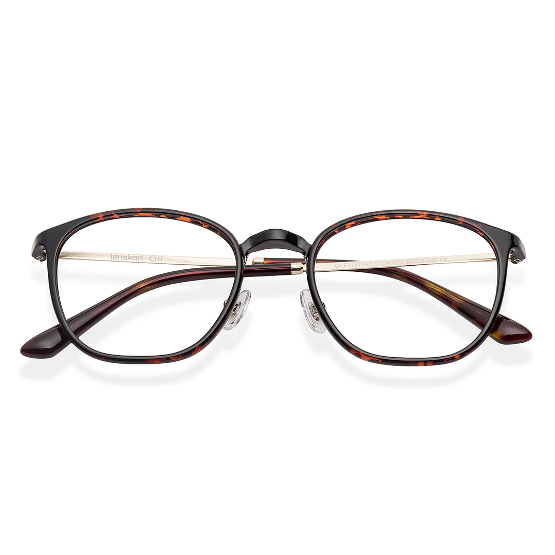 Lenskart Air Light Brown Full Rim Square left side