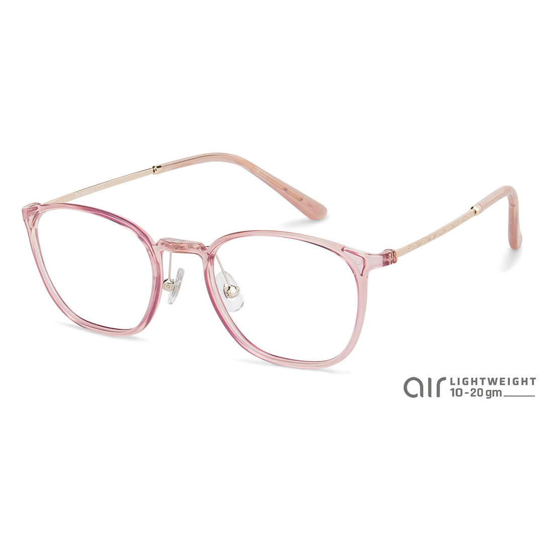 Lenskart Air Online Pink Full Rim Square left side