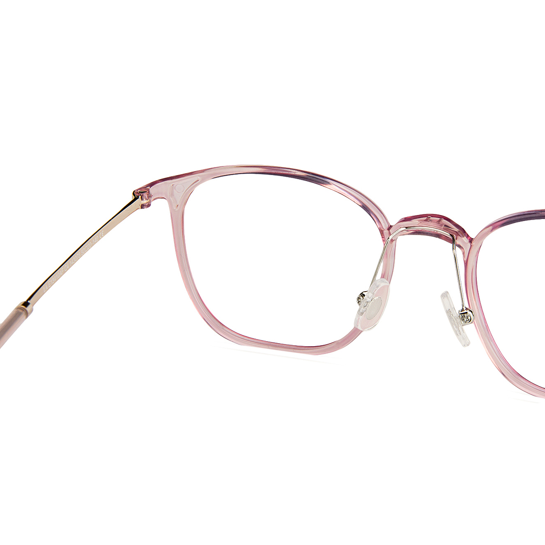 Lenskart Air Online Pink Full Rim Square right side