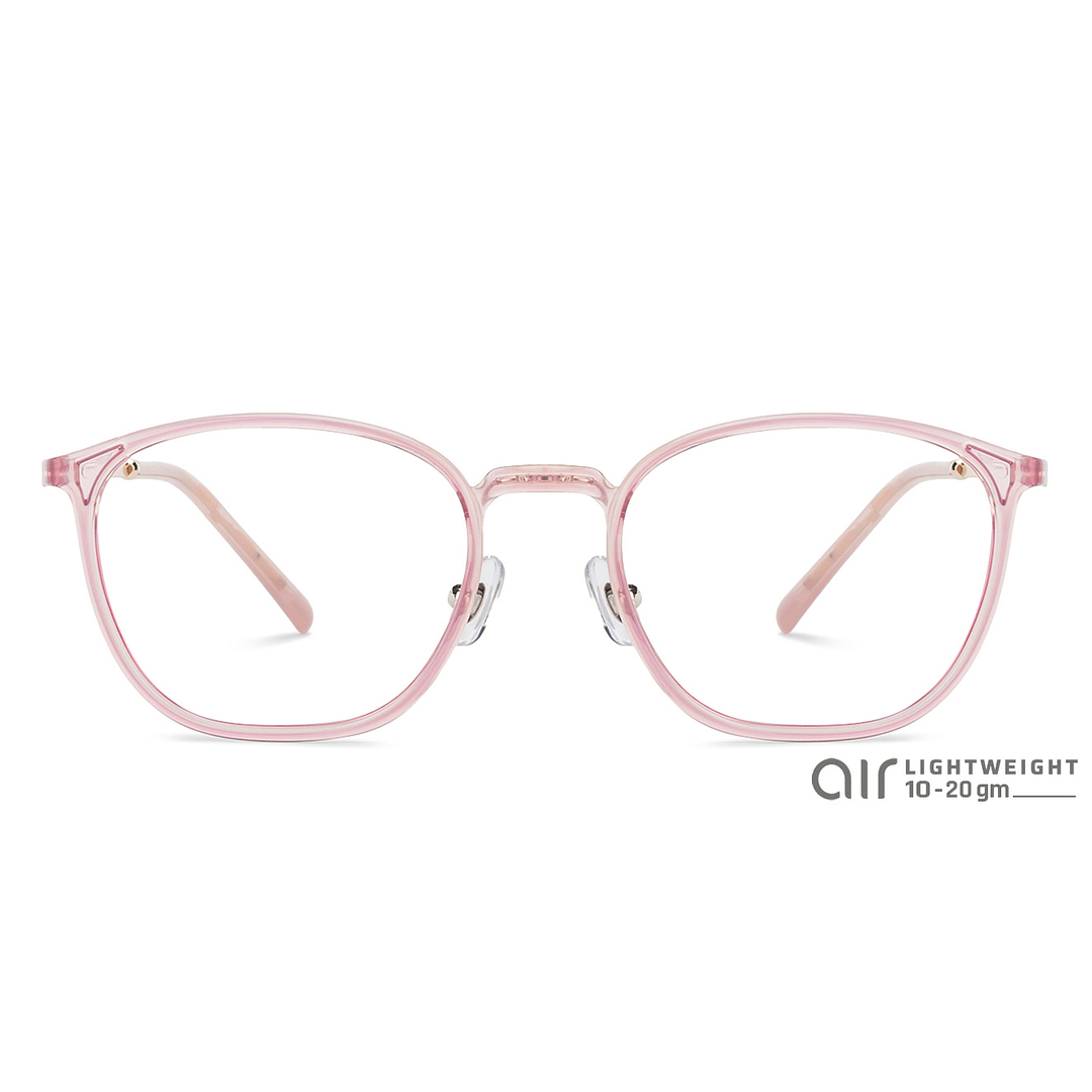 Lenskart Air Online Pink Full Rim Square right side
