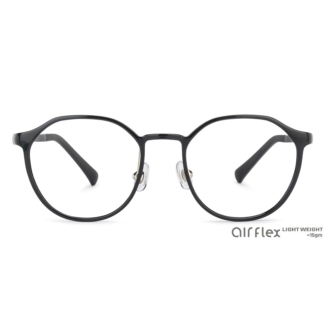 Lenskart Air Online Black Full Rim Round right side