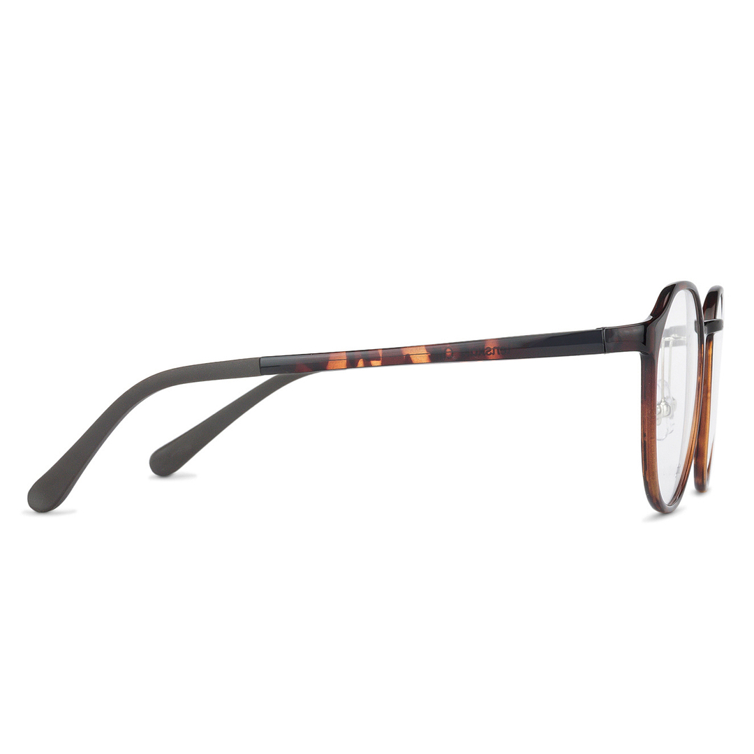 Lenskart Air Online Light Brown Full Rim Round left side