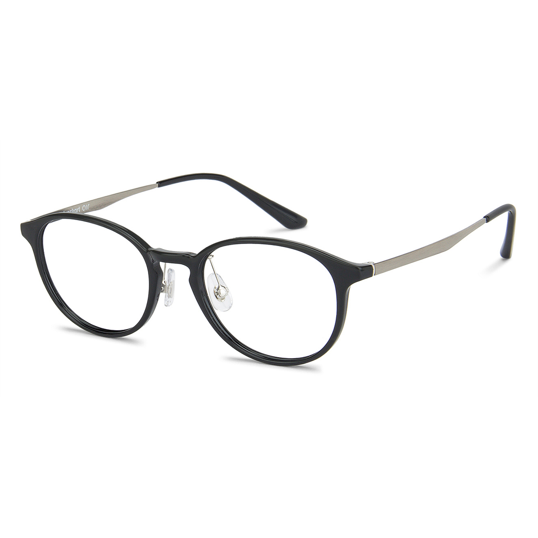 Lenskart Air Online Black Full Rim Round left side