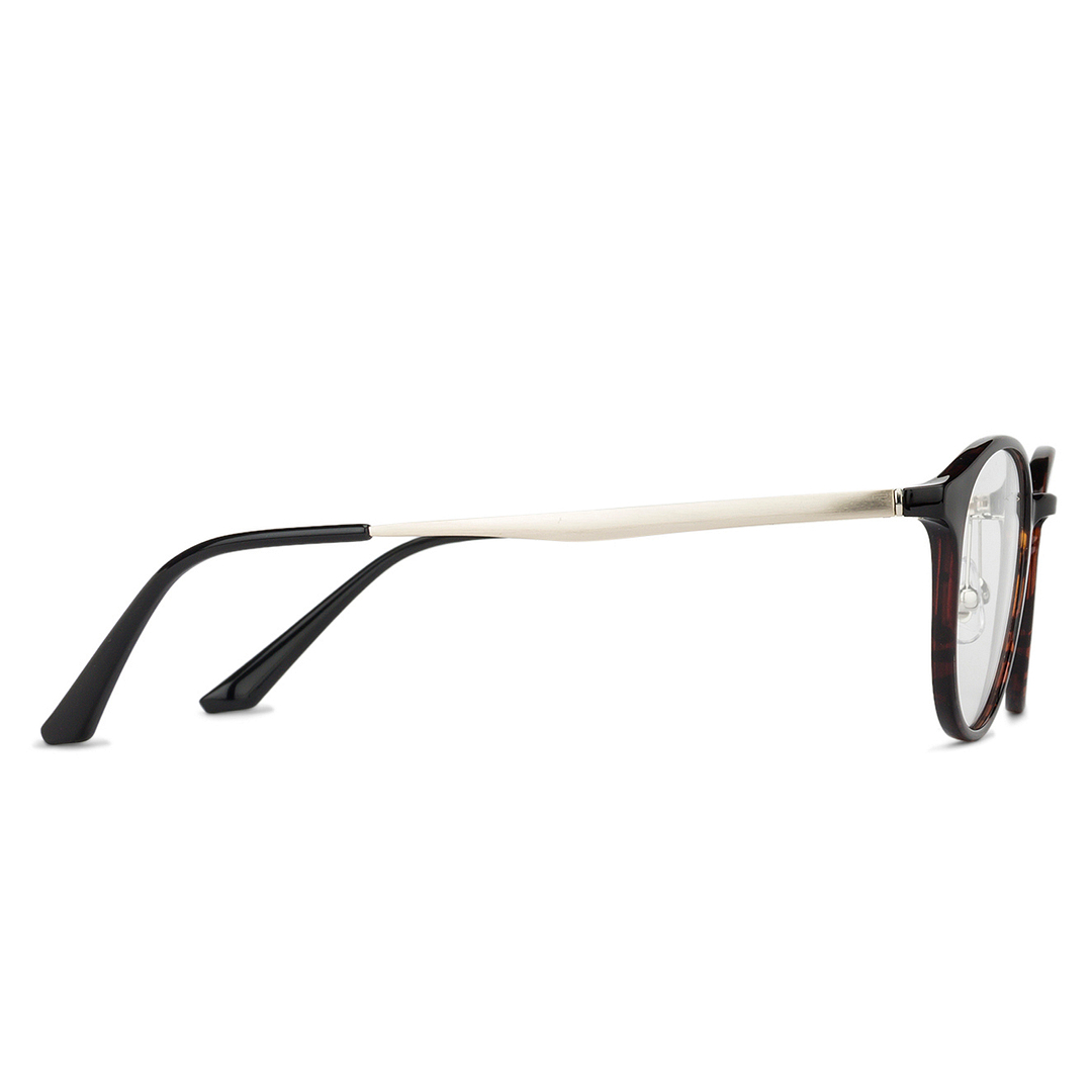 Lenskart Air Online Light Brown Full Rim Round left side