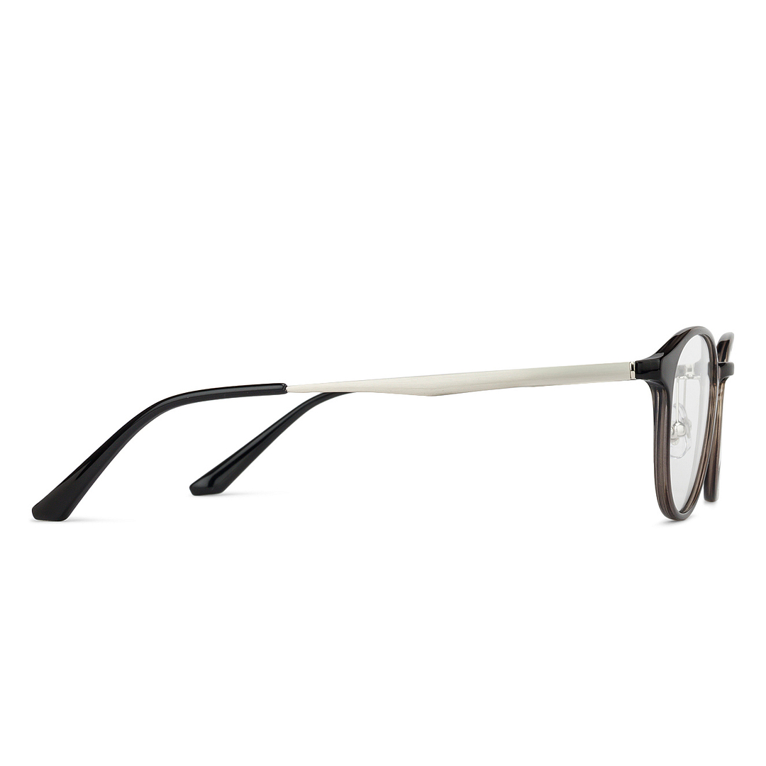Lenskart Air Online Light Gray Full Rim Round left side