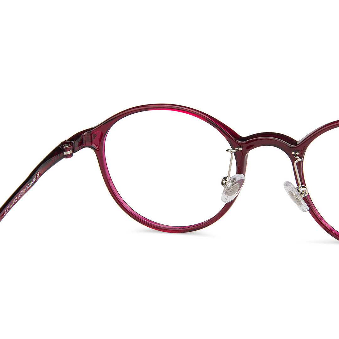 Lenskart Air Online Pink Full Rim Round right side
