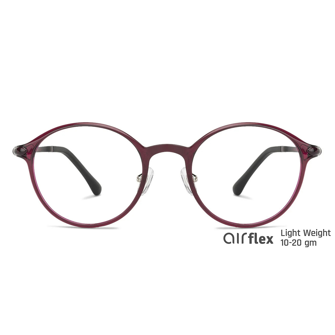Lenskart Air Online Pink Full Rim Round left side