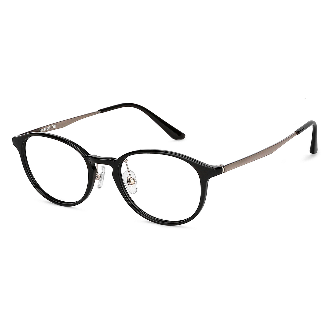 Lenskart Air Online Black Full Rim Round right side