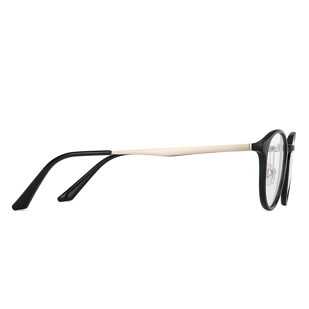 Lenskart Air Online Black Full Rim Round left side