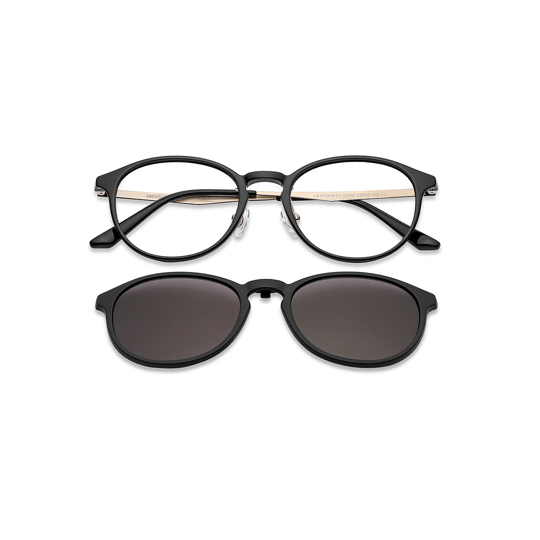 Lenskart Air Online Black Full Rim Round right side