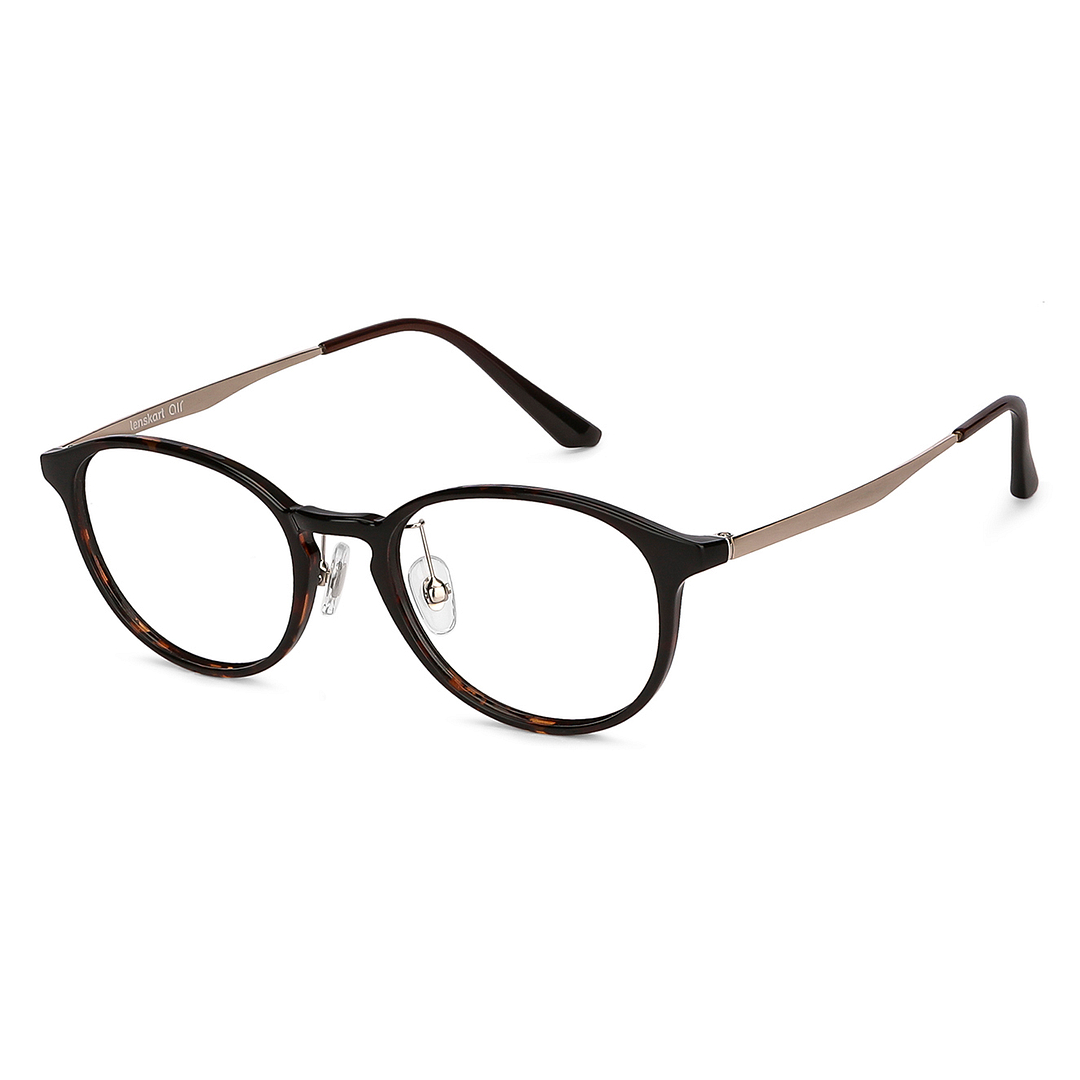 Lenskart Air Online Light Brown Full Rim Round right side