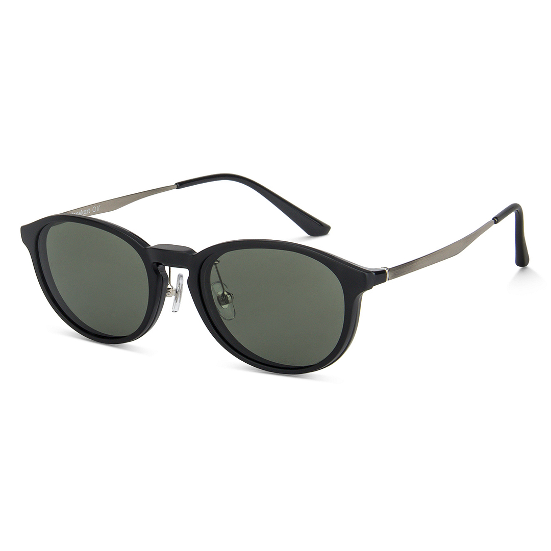 Lenskart Air Online Black Full Rim Round left side