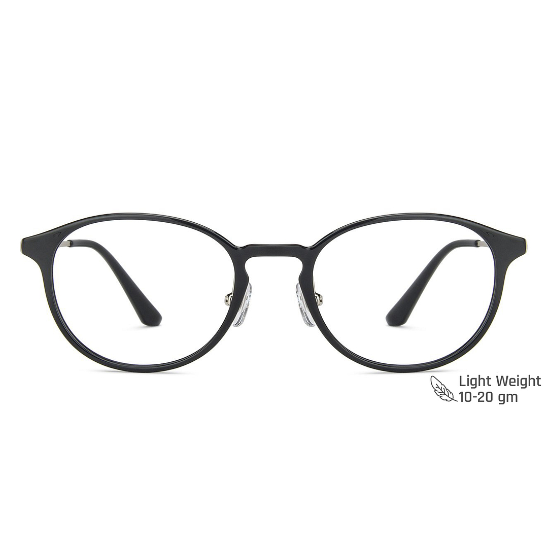 Lenskart Air Online Black Full Rim Round right side